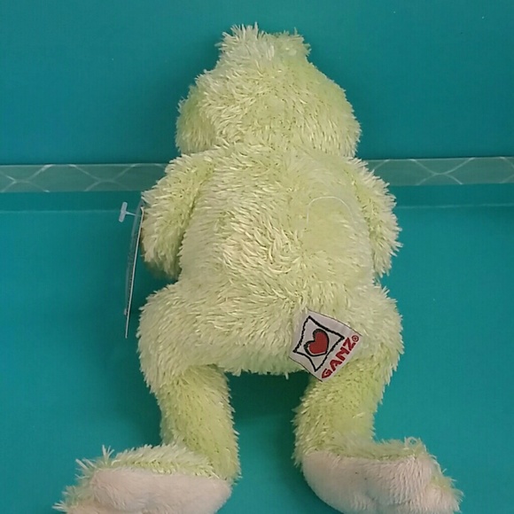 Ganz Dreamy Eyes Frog holding a heart - Picture 3 of 4